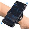 HLOMOM Porta Cellulare Braccio, 360° Rotazione Fascia Porta Cellulare Running pe