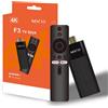 G.S.M. STORE TV Stick Android 13 Smart TV Box 4K UHD 8GB RAM 128GB ROM Dual WiFi HDMI MX10-F3