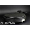 Technics TAPPETINO PANNO PER PIATTI GIRADISCHI modello antistatico feltro nero 3mm DJ