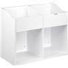ZOMO VS-Box 200-2 Bianco Mobile Scaffale per Dischi Vinili Cd Lp