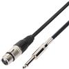 SOUNDSATION Cavo Microfonico XLR Femmina / Jack Mono Maschio 5mt Cavi Microfonici Bilanci...