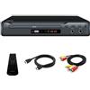 LONPOO Lettore DVD per TV, LP-077 Lettore CD DVD con Uscita Scart e Uscita HDMI e AV, P