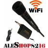 MICROFONO WIRELESS PROFESSIONALE 2 IN 1 PER KARAOKE CON FILO E ANTENNA WI FI