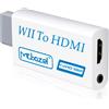 Wii Convertitore Da Wii a HDMI, Wii HDMI Adattatore Video Full HD 1080P Video Co