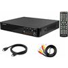 LONPOO Lettore HD DVD per TV, Multi Regione Libera Lettori DVD CD con uscita HDMI & AV,