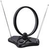 METRONIC SUPERIOR ANTENNA TV UHF-VHF-FM AMPLIFICATA DA INTERNO PORTATILE FILTRO 5G