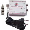 AMPLIFICATORE SEGNALE ANTENNA TV 2 USCITE DIGITALE TERRESTRE DECODER SDOPPIATORE