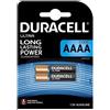 Duracell Batterie Specialistiche alcaline AAAA da 1,5V (confezione da 2) (LR8D42