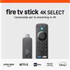 Fire TV Stick 4K Select (Ultimo Modello) - Trasmetti in Streaming in 4K Centinai