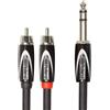 Roland Cavo Insert/Splitter Serie Black Jack TRS / Dual RCA 1.5mt Cavo Insert...