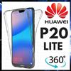COVER 360° Per HUAWEI P20 LITE Custodia Fronte Retro TRASPARENTE Silicone TPU