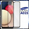 PELLICOLA VETRO TEMPERATO CURVO PER SAMSUNG GALAXY A02S PROTEZIONE TOTALE 5D 9D