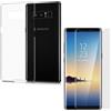 Per SAMSUNG GALAXY NOTE 8 COVER CUSTODIA SILICONE + PELLICOLA IN VETRO TEMPERATO