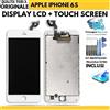 DISPLAY LCD Per APPLE IPHONE 6s SCHERMO + VETRO TOUCH SCREEN FRAME BIANCO