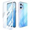 COVER 360 PER OPPO FIND X5 LITE CUSTODIA FRONTE RETRO TRASPARENTE SILICONE TPU