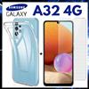 COVER TRASPARENTE + PELLICOLA VETRO TEMPERATO PER SAMSUNG GALAXY A32 4G CUSTODIA