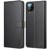 Ganbary Cover Compatibile con Samsung A12/M12, 360 Protettiva Caso in PU Pelle P