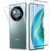COVER TRASPARENTE + PELLICOLA VETRO TEMPERATO Per HONOR X9b CUSTODIA 9H X 9b TPU