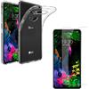 CUSTODIA COVER TPU TRASPARENTE + PELLICOLA VETRO TEMPERATO Per LG G8 THINQ