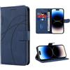 SEAHAI Cover per Samsung Galaxy M35 5G, Custodia Pelle Flip Portafoglio con Kick
