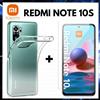 COVER TRASPARENTE + PELLICOLA VETRO TEMPERATO PER XIAOMI REDMI NOTE 10S CUSTODIA
