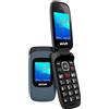 WUUM CLAP - Telefono Cellulare con sportello a doppio schermo | Tasti e numer...