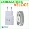 CARICABATTERIE VELOCE FAST CHARGER ADATTO PER APPLE IPHONE X PRESA USB + CAVO