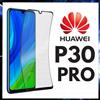 PELLICOLA VETRO CERAMICO PER HUAWEI P30 PRO IN IDROGEL CURVO FLESSIBILE NERO