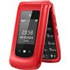 uleway GSM Telefono Cellulare per Anziani,Tasti Grandi,Volume alto,Funzione SOS, Dua...