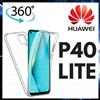 COVER 360 PER HUAWEI P40 LITE CUSTODIA FRONTE RETRO TRASPARENTE IN SILICONE TPU