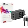 TPC Mobile Caricatore di rete super veloce da 50 W, uscita doppia, compatibile con Motorola