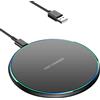 CARICABATTERIA CARICATORE WIRELESS PER APPLE IPHONE SAMSUNG XIAOMI MOTOROLA OPPO