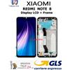 Xiaomi DISPLAY LCD CON FRAME XIAOMI REDMI NOTE 8 VETRO TOUCH NERO PARI ORIGINALE GLS