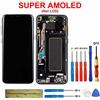 Swark LCD Display Compatibile con Samsung Galaxy S8 Plus S8+ (Nero with Frame) T
