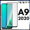PELLICOLA IN VETRO TEMPERATO CURVO Per OPPO A9 2020 Protezione Totale 9D Nero