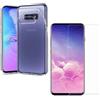 Per SAMSUNG GALAXY S10e COVER CUSTODIA SILICONE + PELLICOLA IN VETRO TEMPERATO