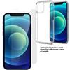 COVER + PELLICOLA VETRO TEMPERATO PROTEZIONE x APPLE IPHONE 4/5/6/7/8/X/SE/PLUS