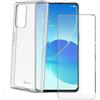 COVER TRASPARENTE + PELLICOLA VETRO TEMPERATO PER OPPO FIND X5 LITE CUSTODIA TPU