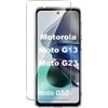 VETRO TEMPERATO Per MOTOROLA MOTO G23 PELLICOLA PROTEZIONE DISPLAY TRASPARENTE