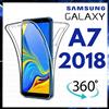 COVER 360° Per SAMSUNG GALAXY A7 2018 Custodia Fronte Retro TRASPARENTE TPU A 7