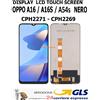 OPPO A16 - A16S - A16 S - A54S - A54 S DISPLAY TOUCHSCREEN VETRO NERO GLS