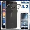 COVER TRASPARENTE + PELLICOLA VETRO TEMPERATO PER NOKIA 4.2 CUSTODIA MORBIDA TPU