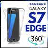 COVER 360° Per SAMSUNG GALAXY S7 EDGE Custodia Fronte Retro TRASPARENTE S 7 TPU
