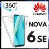 COVER 360 PER HUAWEI NOVA 6 SE CUSTODIA FRONTE RETRO TRASPARENTE IN SILICONE TPU