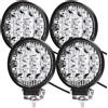 Faro Da Lavoro, 4 X 42W Tondo Fari Led 12V 24V Fari Di Profondità Impermeabile I