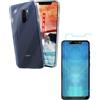 Per XIAOMI POCOPHONE POCO F1 COVER CUSTODIA SILICONE + PELLICOLA VETRO TEMPERATO