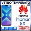 Pellicola in VETRO TEMPERATO per HUAWEI HONOR 8X / VIEW 10 LITE Protezione LCD