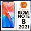 PELLICOLA IN VETRO TEMPERATO PER XIAOMI REDMI NOTE 8 2021 PROTEZIONE DISPLAY