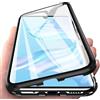 COVER MAGNETICA x HUAWEI P20 LITE 2018 CUSTODIA + FRONTE RETRO VETRO TEMPERATO