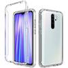 PANXIYUE Cover Compatibile con Xiaomi Redmi Note 8 PRO,360°Full Body Silicone TP